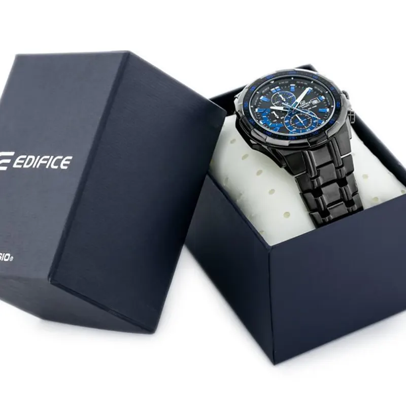 Casio Edifice  Men's Watch Black Dial Standard Chronograph | EFR-539BK-1A2V